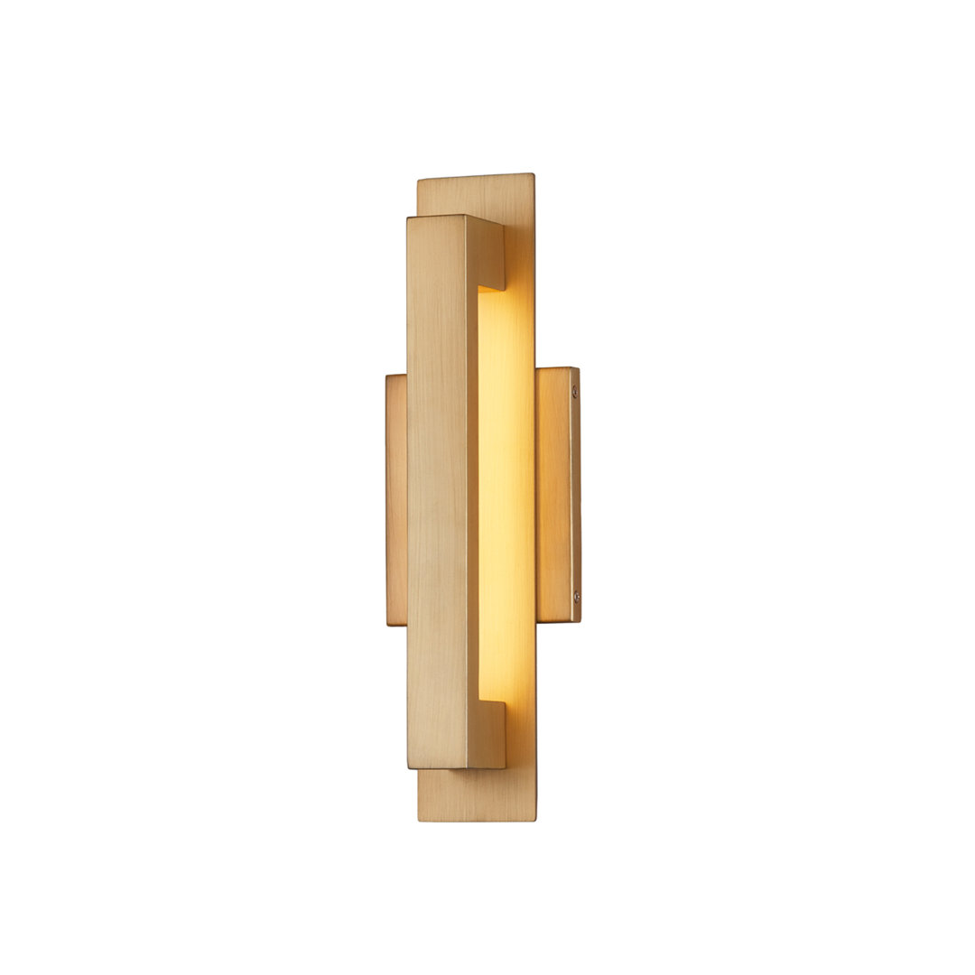 Gela 15" H Integrated LED Outdoor Armed Sconce